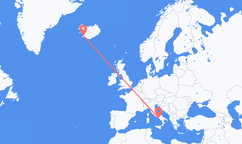 Flights from Reykjavík to Naples