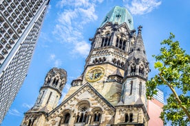 Berlin cityscape with Berlin cathedral and Television tower, Germany.