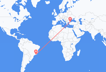 从里约热内卢飞往伊斯坦布尔的航班