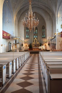 photo of inside view of Luleå Cathedral in Luleå , Sweden.