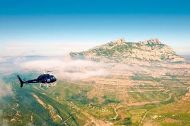 Hubschrauberflug über Barcelona und Montserrat: Beste Aussicht von oben