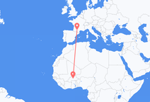 Ouagadougou to Toulouse