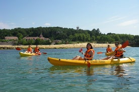 Kayak excursion through the Bay of Santander.