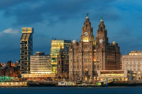 Photo of aerial view of Liverpool ,England.