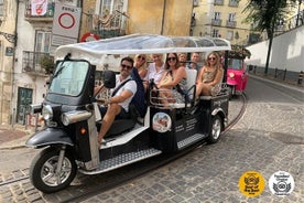 Ekte 4 timers/halv dag Tuk Tuk-tur i Lisboa - lokal oversikt