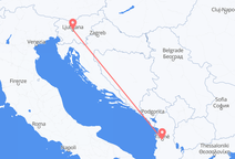 Flights from Tirana to Ljubljana