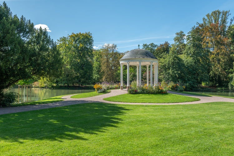 Photo of Circular temple, known as Temple of Love, Parc de l'Orangerie in Strasbourg.