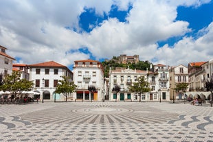 Photo of monumental ensemble of the sanctuary and the basilica of our lady of Fatima, Portugal.