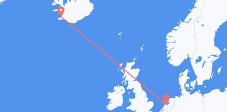 frá Íslandi til Hollands