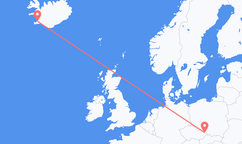 Flights from Reykjavík to Ostrava