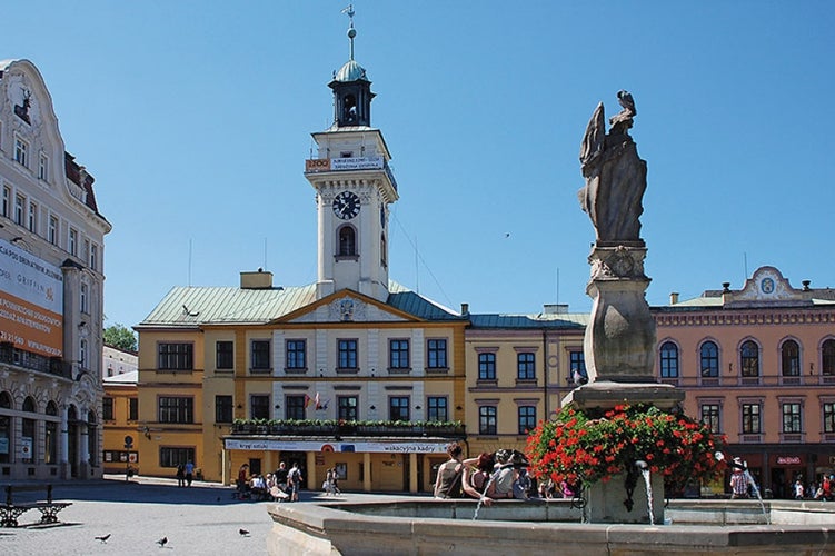 photo of view of Cieszyn, Poland.