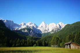 Postojna-grottorna och Predjamas slott. Privat rundtur från Bled.