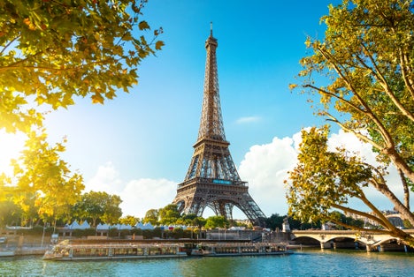 Photo of magical view of Eiffel Tower in Paris, France.