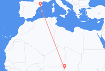 N Djamena to Barcelona