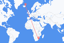 Loty z Durban, Republika Południowej Afryki do Egilsstaðir, Islandia