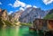 photo of Amazing view of Braies Lake (Lago Di Braies, Pragser Wildsee) in Northern Italy,Burano Italy.