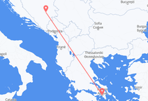 Flights from Athens to Sarajevo