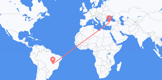 Flights from Brazil to Turkey