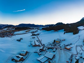 photo of a beautiful mountain view at Abtenau is a market town in the Hallein District of Salzburg in Austria.