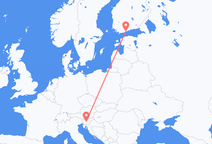 Helsinki to Ljubljana