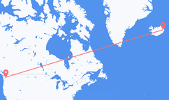 Vuelos de Seattle a Egilsstaðir
