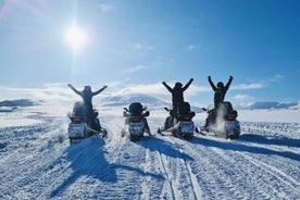 Snowmobile tour from Akureyri double Rider