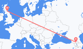 Flights from Georgia to Scotland