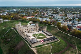 Photo of beautiful landscape of Oru park in Toila at autumn. Ida-Viru County, Estonia.