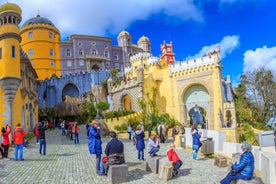 Lisbon: Pena Palace, Sintra, Regaleira, Roca, Cascais Tour