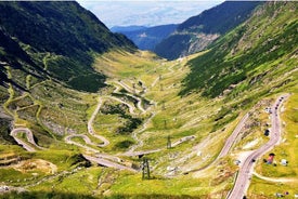 Tour in bici elettrica dell'autostrada Transfagarasan e del lago Balea