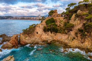 Photo of the famous resort of the Spanish Costa Brava in Lloret de Mar 