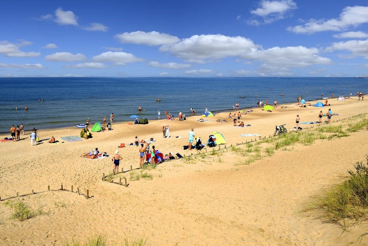 Photo of Beaches in Palanga Baltic Sea resort, Lithuania,