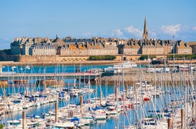 Photo of Aerial view of Saint Malo,France.