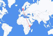 Flights from Dar es Salaam to Hamburg