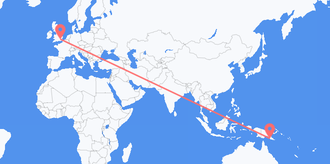 Авиаперелеты из Папуа-Новой Гвинеи в Соединенное Королевство