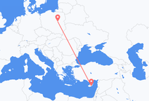 Warsaw to Larnaca