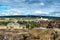 photo of view of the Swedish mining town Falun. Home of the largest copper mine in Sweden. Today a museum.