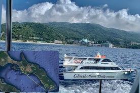 Croisière de luxe touristique sur le mont Athos avec Glassbottom