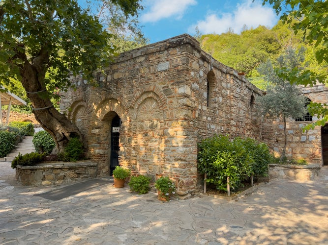 Photo of House of Virgin Mary (Meryem Ana Evi) in Selçuk, Izmir. Believed to be the final residence of Mary, mother of Jesus.