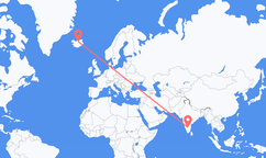 Flights from Bengaluru to Akureyri