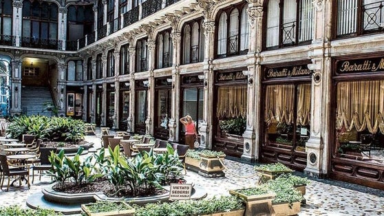 photo of view ofGalleria Subalpina,Turin italy.