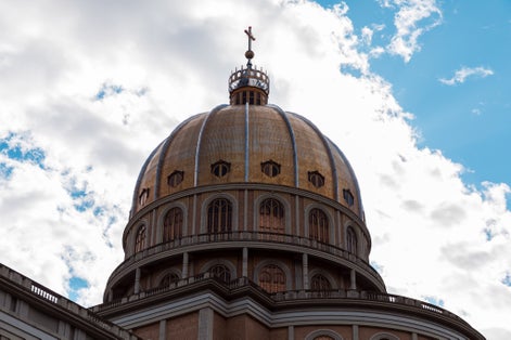 Sanctuary of Our Lady of Sorrows in Licheń, Queen of Poland. The largest temple in Poland.