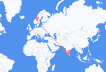 스리랑카 콜롬보에서 출발해 스웨덴 Rörbäcksnäs에게(으)로 가는 항공편