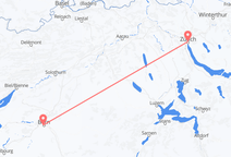 스위스 취리히에서 출발해 스위스 베른으로(으)로 가는 항공편