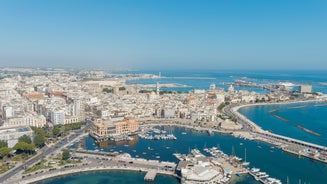 Photo of Scenic sight in Polignano a Mare, Bari Province, Apulia (Puglia), southern Italy.