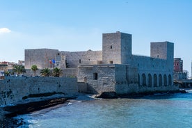 Photo of aerial view of of the city of Trani, Puglia, Italy.