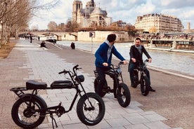 ビデオ付きのパリの電動自転車のプライベートライド