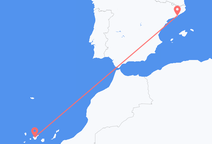 Flyreiser fra Tenerife, til Barcelona