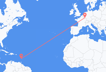 Flights from Saint Lucia to Luxembourg