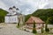 Photo of Monastery Turnu Rosu in Transylvania, Romania .